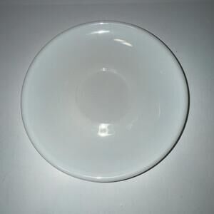 Vintage Pyrex True Opal 6.25” Milk Glass Saucer Vintage 50s